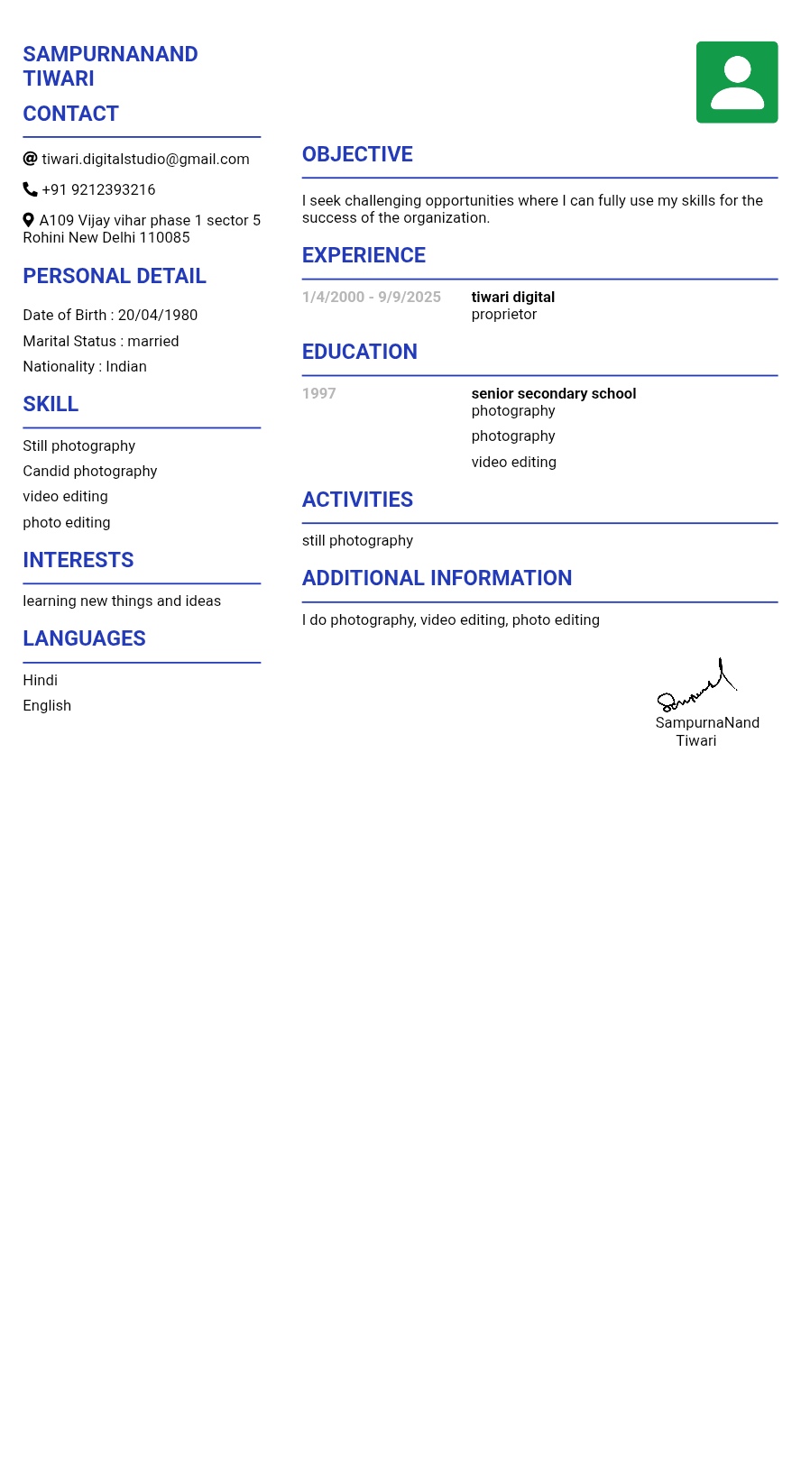 Candidate Image